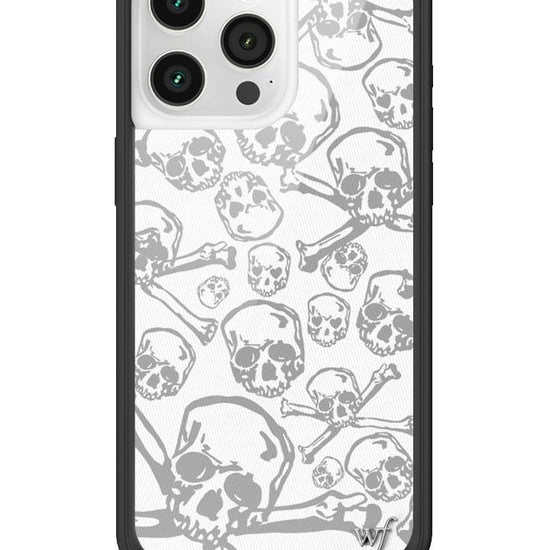 Wildflower Skull Girl iPhone 15 Pro Max Case