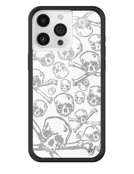 Wildflower Skull Girl iPhone 15 Pro Max Case