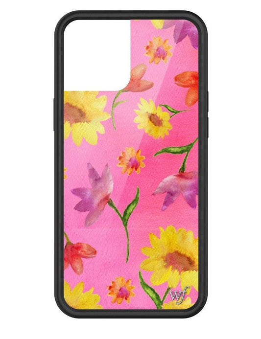wildflower sunflower spring floral iphone 12 pro max case