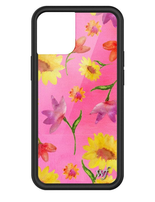 wildflower sunflower spring floral iphone 13 mini case
