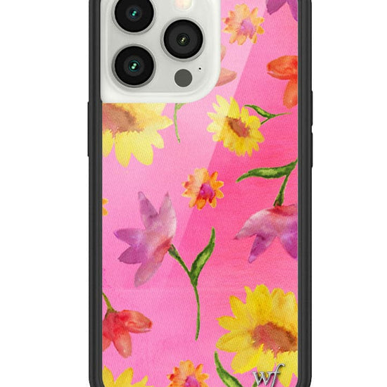 Wildflower Sunflower Spring Floral iPhone 13 Pro Case