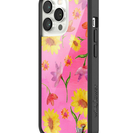 Wildflower Sunflower Spring Floral iPhone 13 Pro Case