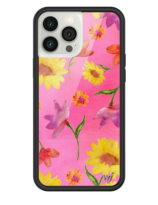 Wildflower Sunflower Spring Floral iPhone 13 Pro Max Case