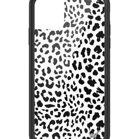 Wildflower iPhone case 11 Snow Meow Leopard White Cute