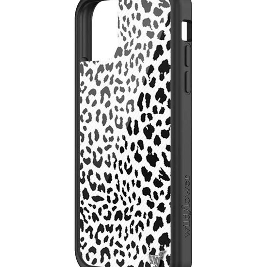 Wildflower iPhone case 11 Snow Meow Leopard White Cute