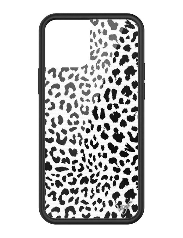 Wildflower iPhone case 12/12 Pro Snow Meow Leopard White Cute