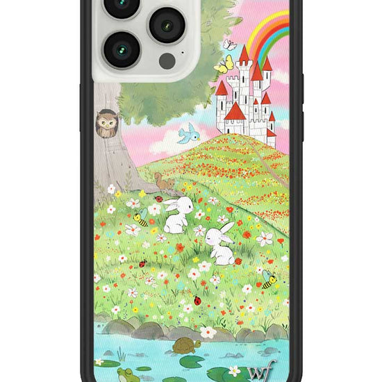 Wildflower iPhone case 13 Pro Max Fairytale Storybook Castle Animals