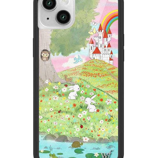 Wildflower iPhone case 14 Fairytale Storybook Castle Animals