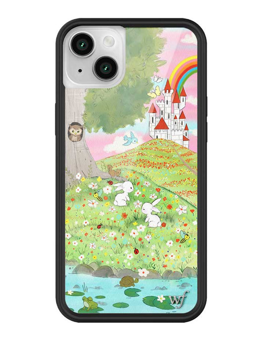 Wildflower iPhone case 14 Fairytale Storybook Castle Animals