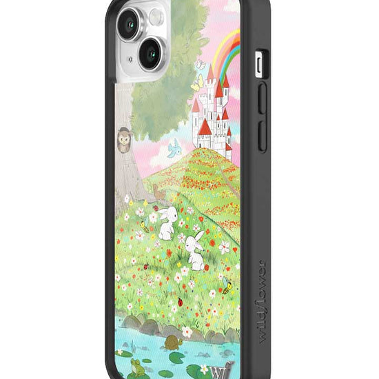 Wildflower iPhone case 14 Fairytale Storybook Castle Animals