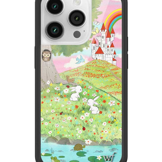 Wildflower iPhone case 14 Pro Fairytale Storybook Castle Animals