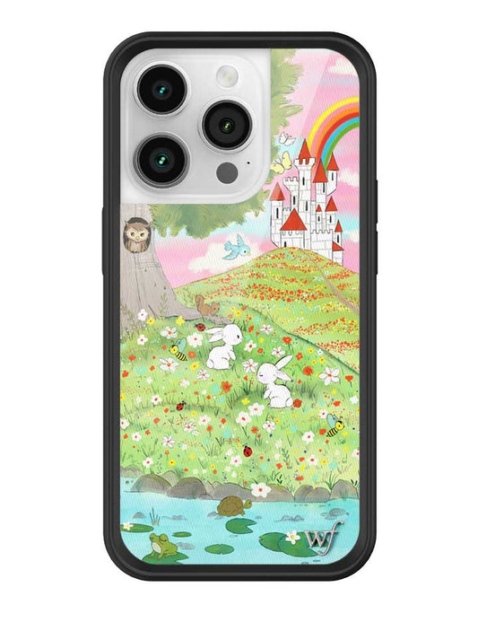 Wildflower iPhone case 14 Pro Fairytale Storybook Castle Animals