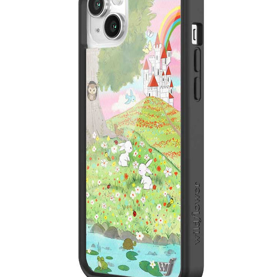 Wildflower iPhone case 14 Plus Fairytale Storybook Castle Animals