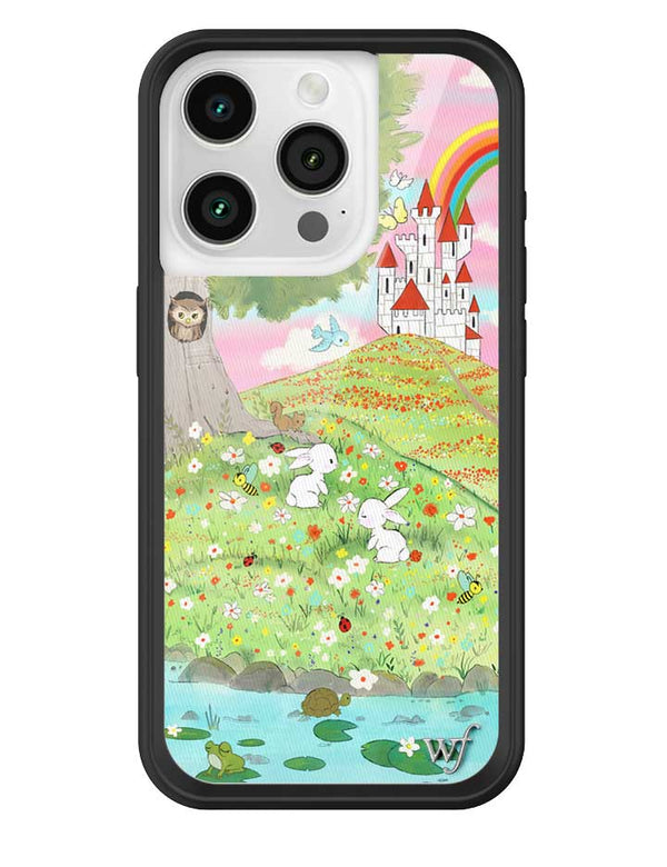 Wildflower iPhone case 15 Pro Fairytale Storybook Castle Animals