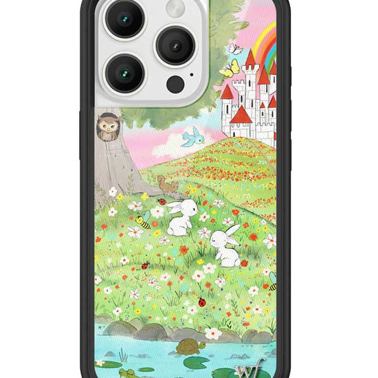 Wildflower iPhone case 16 Pro Fairytale Storybook Castle Animals