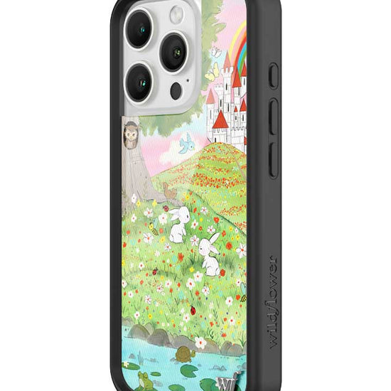 Wildflower iPhone case 16 Pro Fairytale Storybook Castle Animals