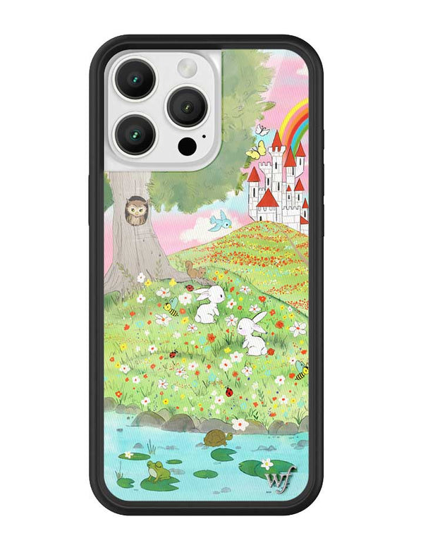 Wildflower iPhone case 16 Pro Max Fairytale Storybook Castle Animals