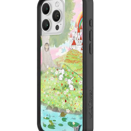 Wildflower iPhone case 16 Pro Max Fairytale Storybook Castle Animals