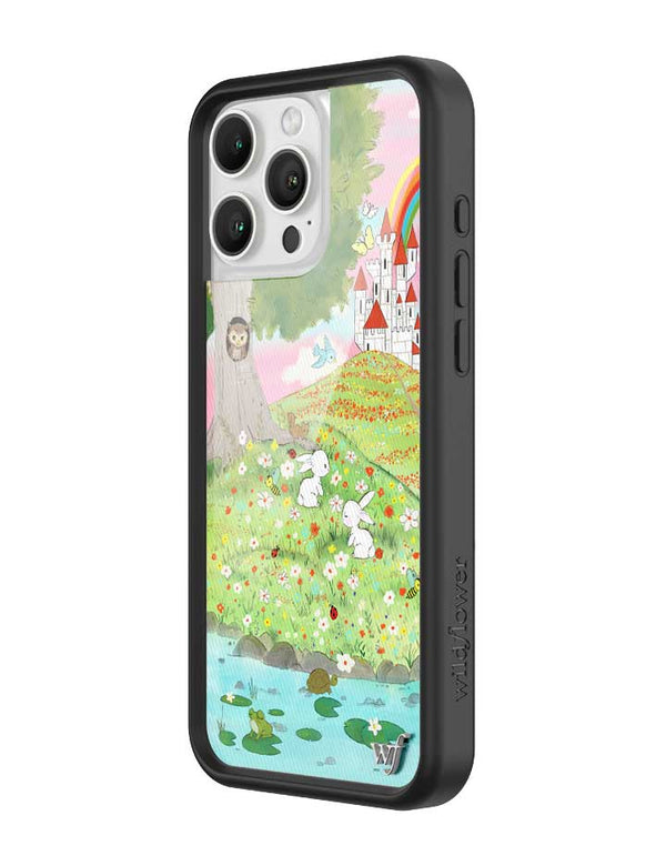 Wildflower iPhone case 16 Pro Max Fairytale Storybook Castle Animals