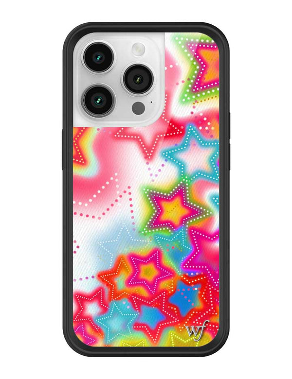 Wildflower iPhone case 14 Pro Stardust Stars Pink Cute