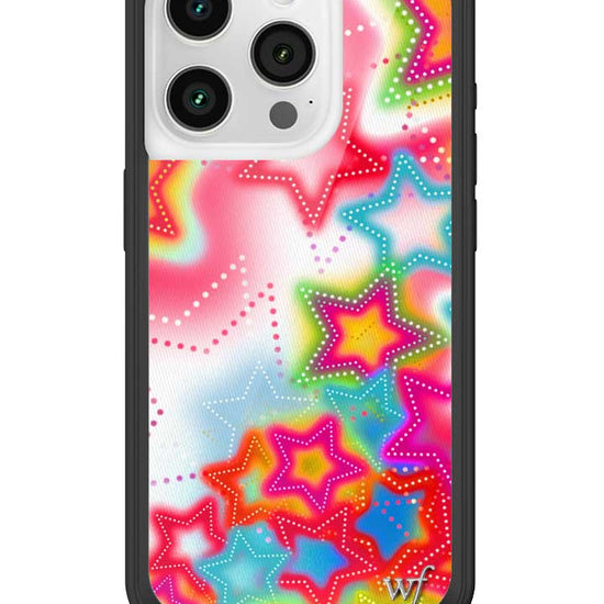 Wildflower iPhone case 15 Pro Stardust Stars Pink Cute