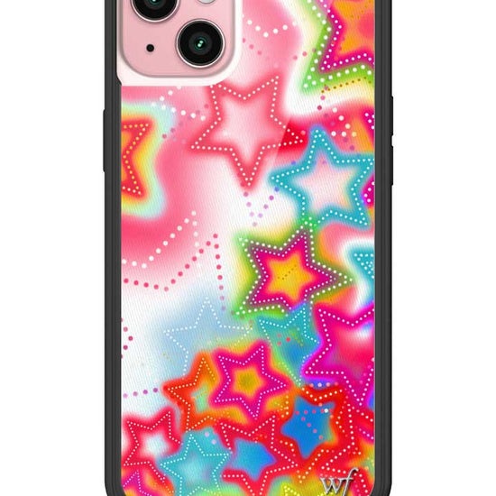 Wildflower iPhone case 15 Plus Stardust Stars Pink Cute