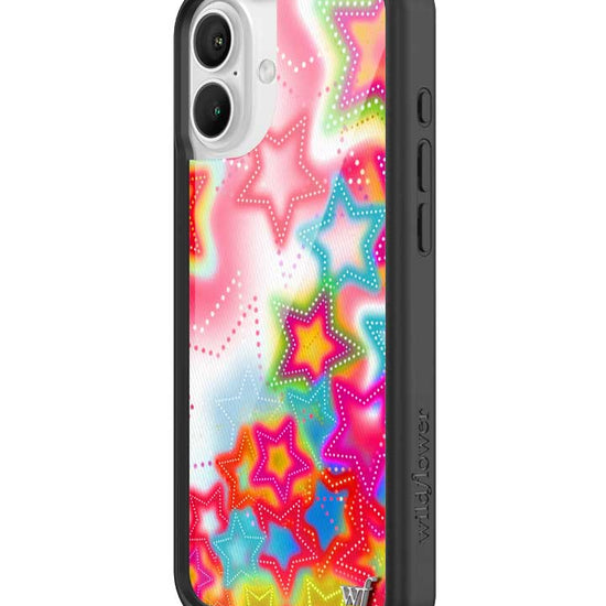 Wildflower iPhone case 16 Plus Stardust Stars Pink Cute