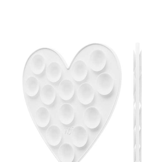 Wildflower White Heart Stickeez