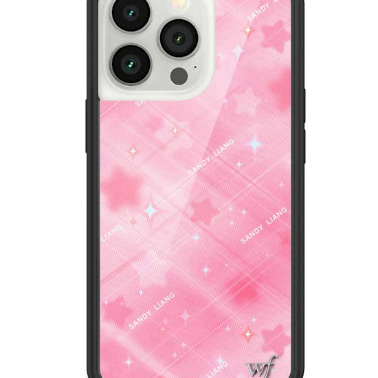 Wildflower iPhone case 13 Pro Sandy Liang Starry Plaid Pink Collab Cute