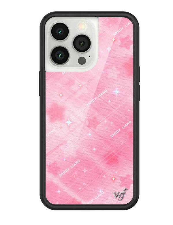 Wildflower iPhone case 13 Pro Sandy Liang Starry Plaid Pink Collab Cute