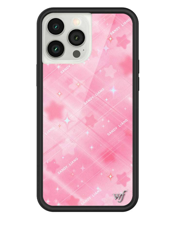 Wildflower iPhone case 13 Pro Max Sandy Liang Starry Plaid Pink Collab Cute