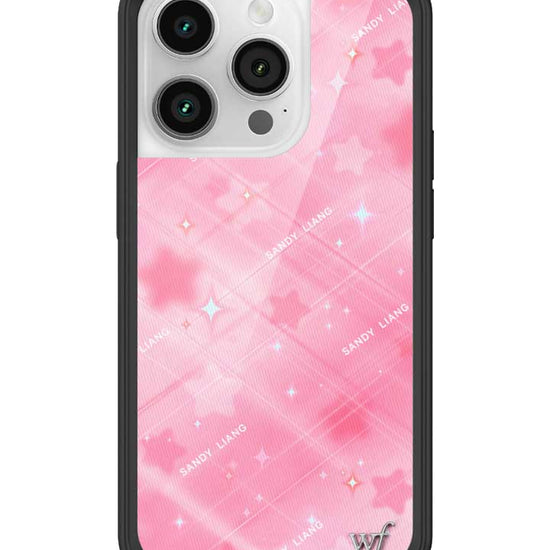 Wildflower iPhone case 14 Pro Sandy Liang Starry Plaid Pink Collab Cute