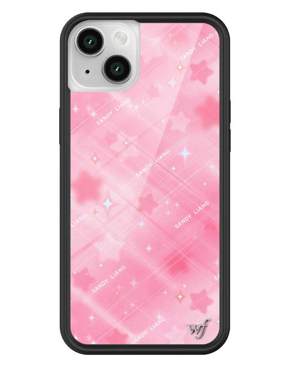 Wildflower iPhone case 14 Plus Sandy Liang Starry Plaid Pink Collab Cute