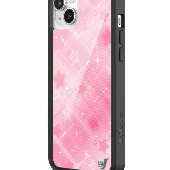 Wildflower iPhone case 14 Plus Sandy Liang Starry Plaid Pink Collab Cute