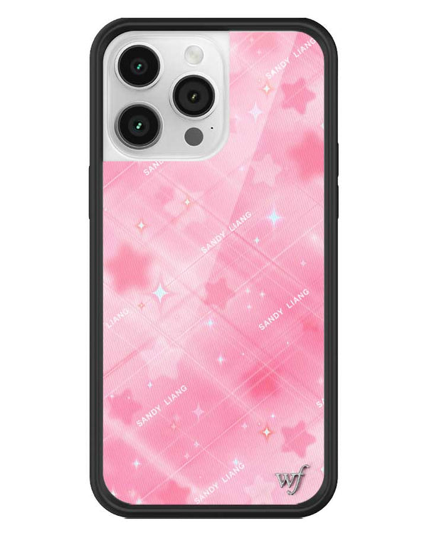 Wildflower iPhone case 14 Pro Max Sandy Liang Starry Plaid Pink Collab Cute