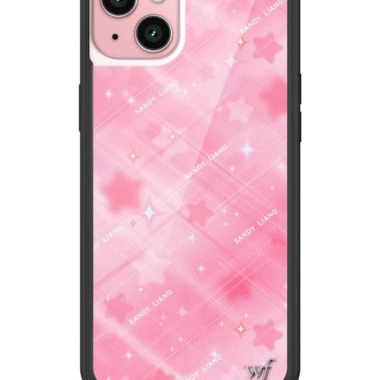 Wildflower iPhone case 15 Plus Sandy Liang Starry Plaid Pink Collab Cute