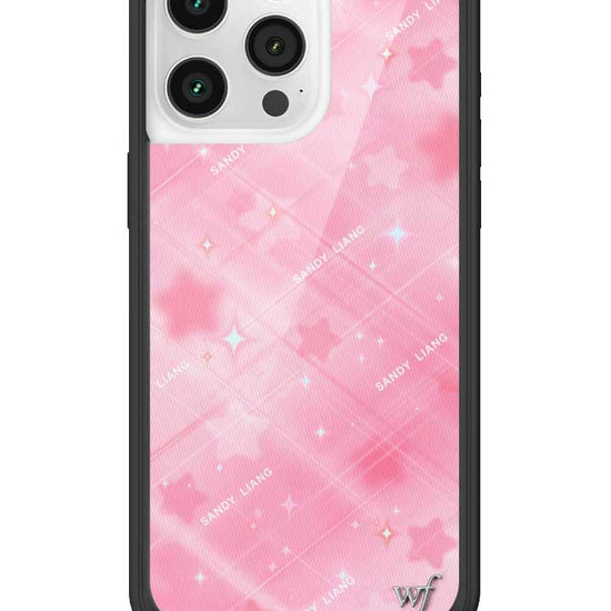 Wildflower iPhone case 15 Pro Max Sandy Liang Starry Plaid Pink Collab Cute