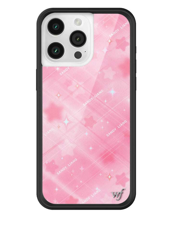 Wildflower iPhone case 15 Pro Max Sandy Liang Starry Plaid Pink Collab Cute