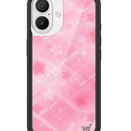 Wildflower iPhone case 16 Sandy Liang Starry Plaid Pink Collab Cute