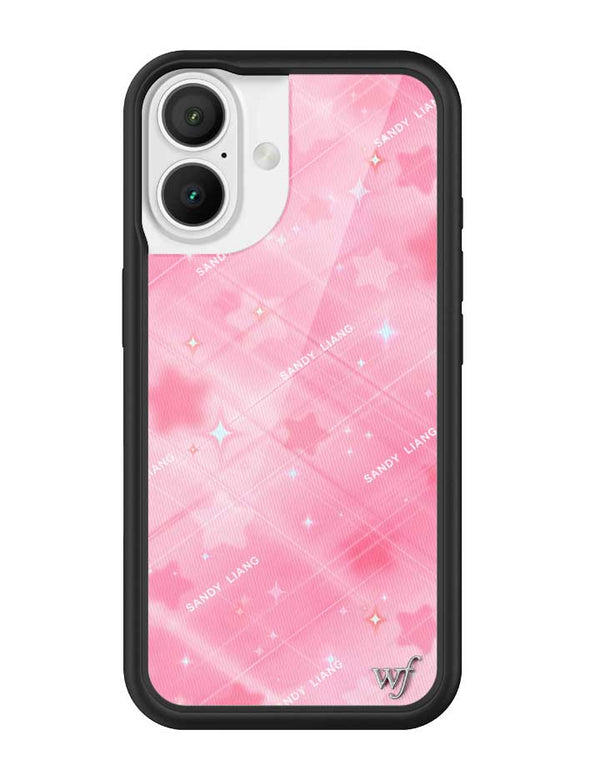 Wildflower iPhone case 16 Sandy Liang Starry Plaid Pink Collab Cute