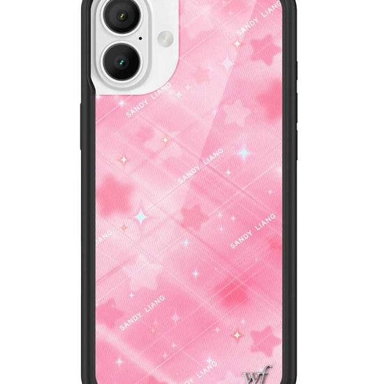 Wildflower iPhone case 16 Plus Sandy Liang Starry Plaid Pink Collab Cute