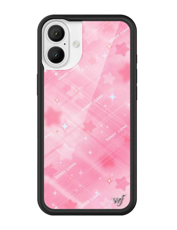 Wildflower iPhone case 16 Plus Sandy Liang Starry Plaid Pink Collab Cute