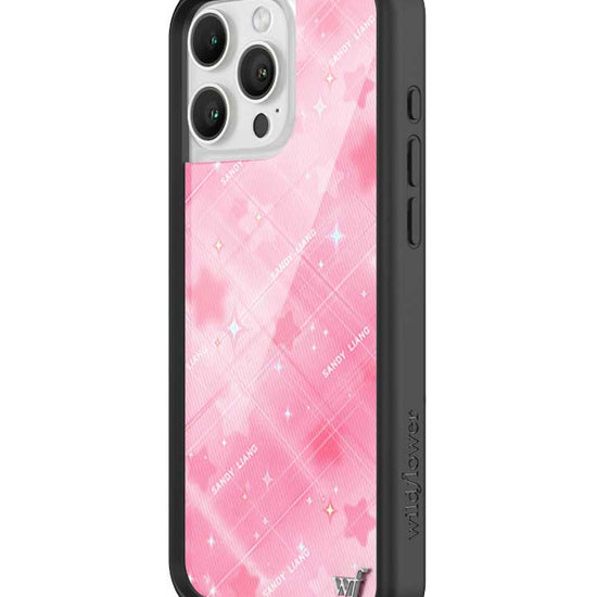 Wildflower iPhone case 16 Pro Max Sandy Liang Starry Plaid Pink Collab Cute