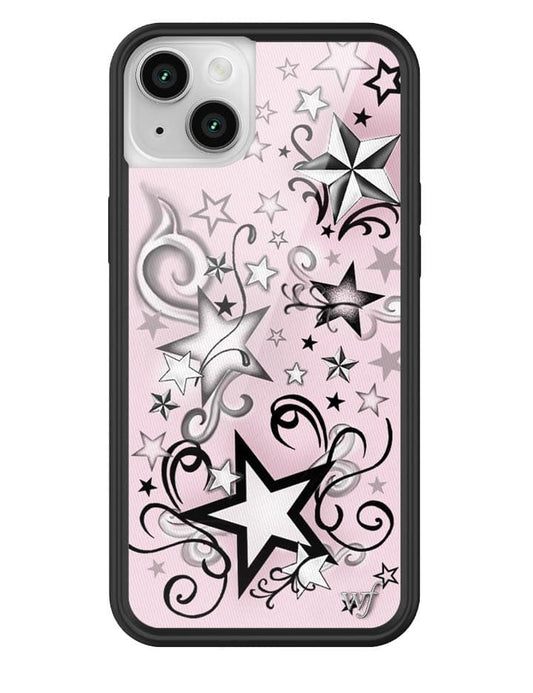 Wildflower Star Tattoo iPhone 14 Plus Case