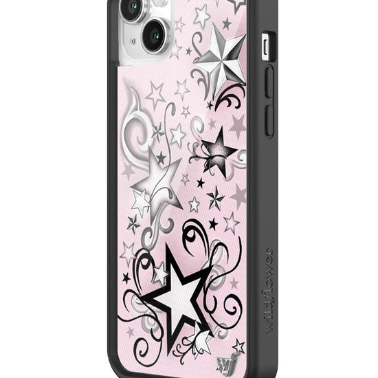 Wildflower Star Tattoo iPhone 14 Plus Case