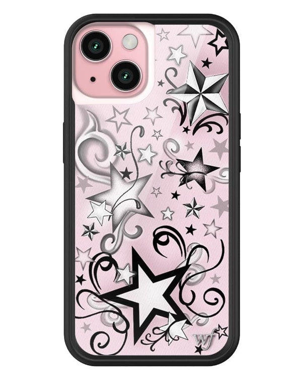 Wildflower Star Tattoo iPhone 15 Case