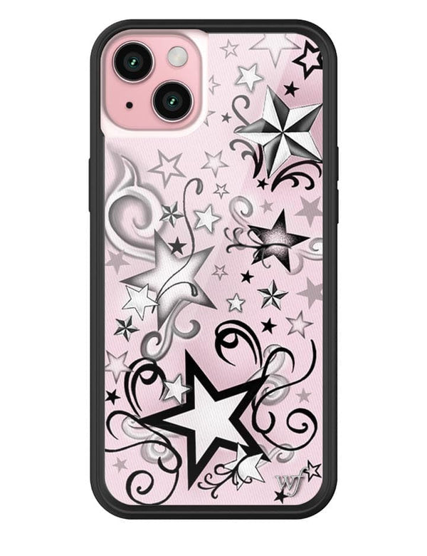 Wildflower Star Tattoo iPhone 15 Plus Case