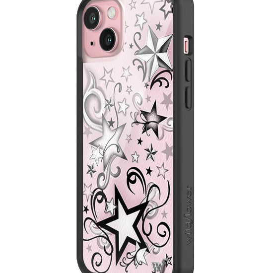 Wildflower Star Tattoo iPhone 15 Plus Case