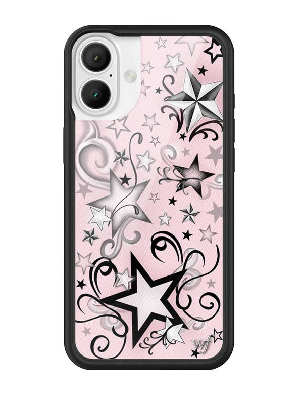 Wildflower Star Tattoo iPhone 16 Plus Case