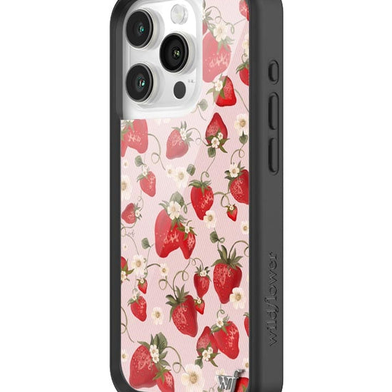 Wildflower Strawberry Fields iPhone 15 Pro Case